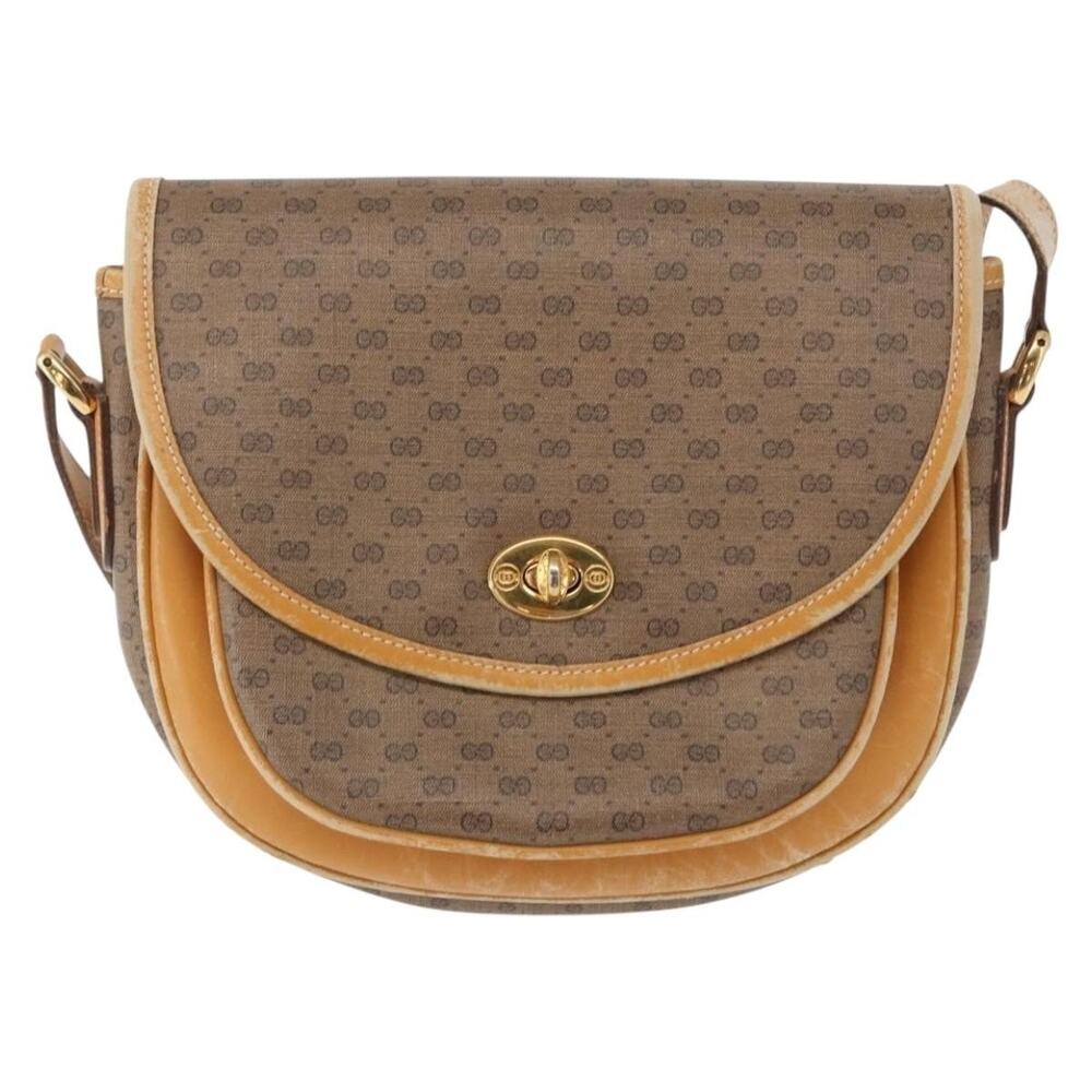Gucci Micro GG Supreme Shoulder Bag Beige
